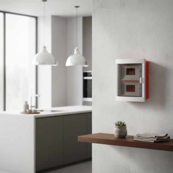 CUTIE SIGURANTE 16P IP40 USA TRANSPARENTA - montaj ingropat VIKO