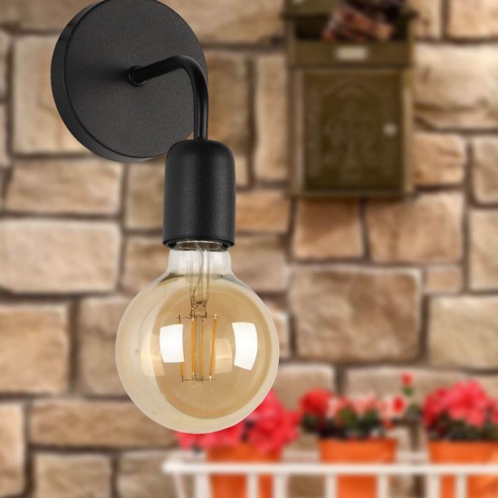 APLICA MOSSO NEGRU 1XE27 60W