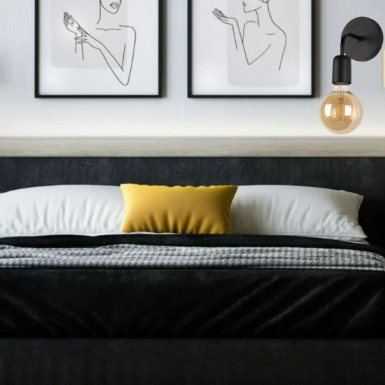 APLICA MOSSO NEGRU 1XE27 60W