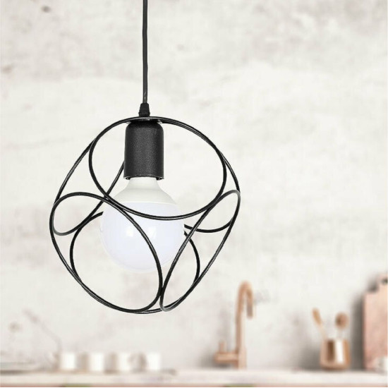 LUSTRA SELANIK NEGRU 1XE27 60W