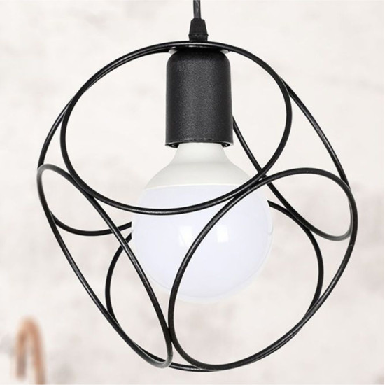 LUSTRA SELANIK NEGRU 1XE27 60W