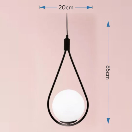 CANDELABRU MEKSIKA NEGRU 1XE27 60W