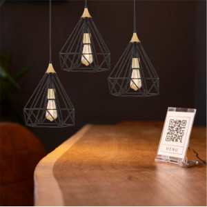 LUSTRA SUDE NEGRU 1XE27 60W