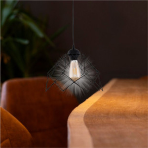 LUSTRA KONTES NEGRU 1XE27 60W