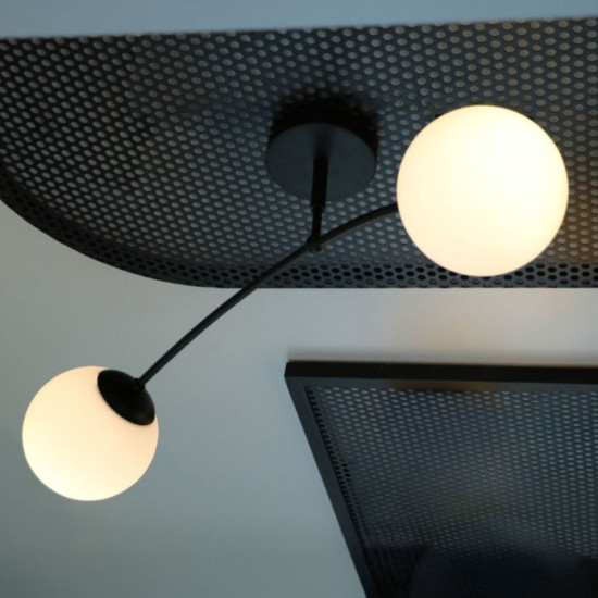 CANDELABRU MARLA NEGRU 2XE27 60W