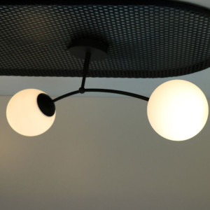 CANDELABRU MARLA NEGRU 2XE27 60W