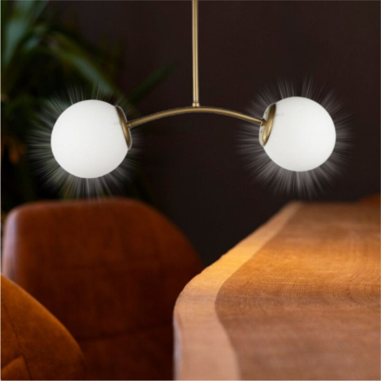 CANDELABRU MARLA ANTIQUE 2XE27 60W