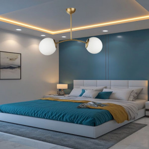 CANDELABRU MARLA ANTIQUE 2XE27 60W