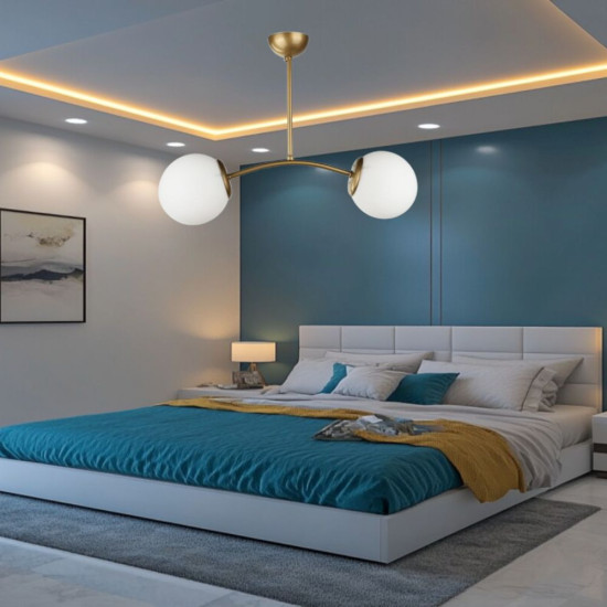 CANDELABRU MARLA ANTIQUE 2XE27 60W