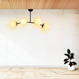 CANDELABRU MARLA NEGRU 4XE27 60W