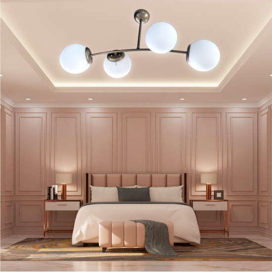 CANDELABRU MARLA ANTIQUE 4XE27 60W