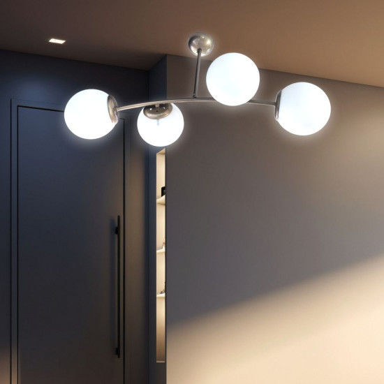 CANDELABRU MARLA ANTIQUE 4XE27 60W