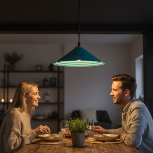 CANDELABRU ALASKA TURQUOİSE 1XE27 60W