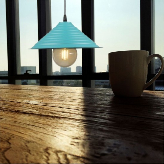 CANDELABRU ALASKA TURQUOİSE 1XE27 60W