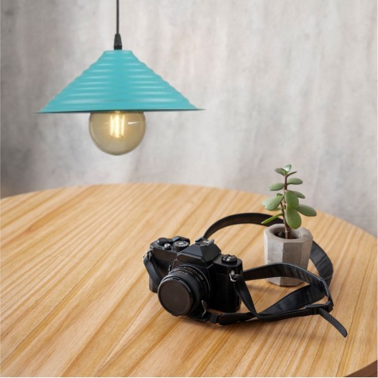 CANDELABRU ALASKA TURQUOİSE 1XE27 60W