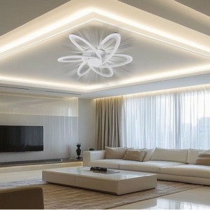 LUSTRA LED 108W CU 6 BRATE 3 CULORI 3000K/4000K/6500K + IR 700X700X100MM