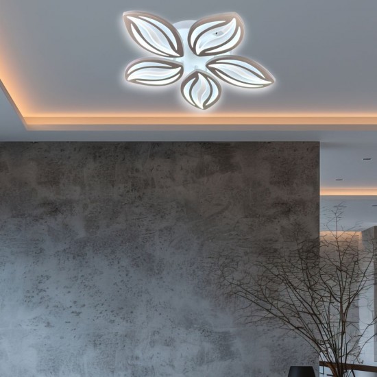 LUSTRA LED DIMABILA  80W 5 BRATE 3 CULORI+IR 480mm x 85mm