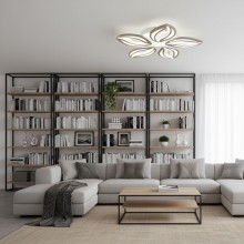 LUSTRA LED DIMABILA  80W 5 BRATE 3 CULORI+IR 480mm x 85mm