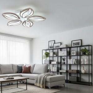 LUSTRA LED DIMABILA  80W 5 BRATE 3 CULORI+IR 480mm x 85mm