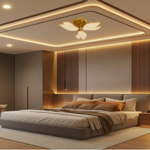 LUSTRA LED AUREO 3 BRATE AURIE 40W 4300LM 3000K-6500K 470*470*100MM