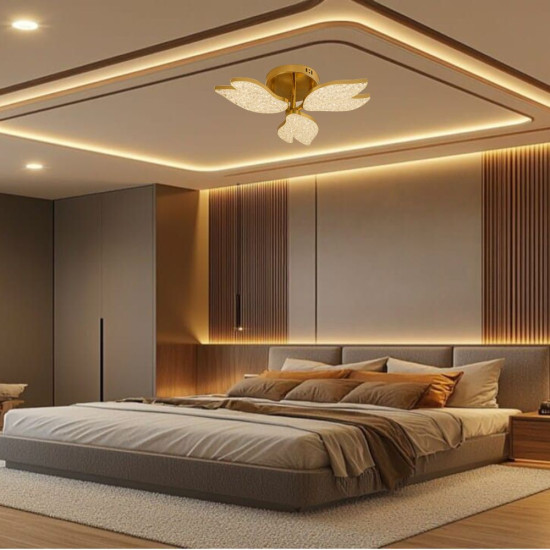 LUSTRA LED AUREO 3 BRATE AURIE 40W 4300LM 3000K-6500K 470*470*100MM