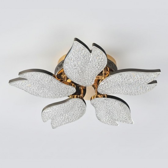 LUSTRA LED AUREO 5 BRATE AURIE 67W 7000LM 3000K-6500K 410*410*100MM