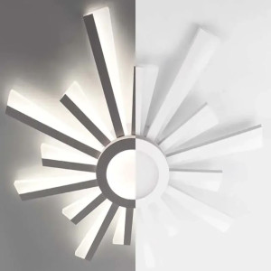 LUSTRA LED SUN  86W 3000K/4000K/6500K 7100 LM 500X500X80MM