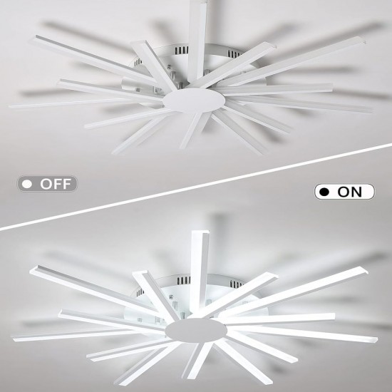 LUSTRA LED SUN  86W 3000K/4000K/6500K 7100 LM 500X500X80MM