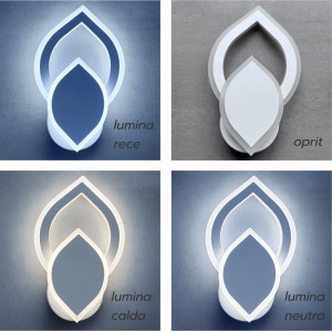 APLICA PERETE IRIS AJUSTABILA 22W/1900LM/3000K/4000K/6500K