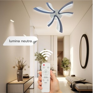 LUSTRA LED  40W CU 6 BRATE 3 CULORI+IR 610x90mm