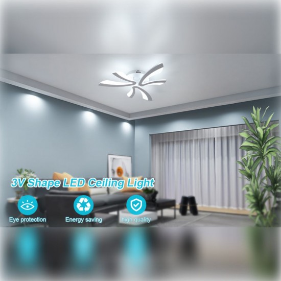 LUSTRA LED  40W CU 6 BRATE 3 CULORI+IR 610x90mm