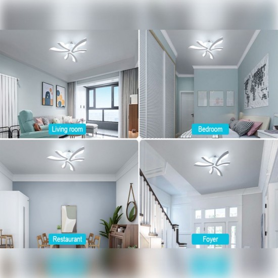 LUSTRA LED  40W CU 6 BRATE 3 CULORI+IR 610x90mm