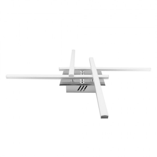 LUSTRA LED AXIS ALB 4 BRATE 50W 4580LM 700*700*100MM