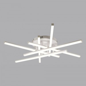 LUSTRA LED AXIS ALB 6 BRATE 88W 7800LM 800*600*190MM