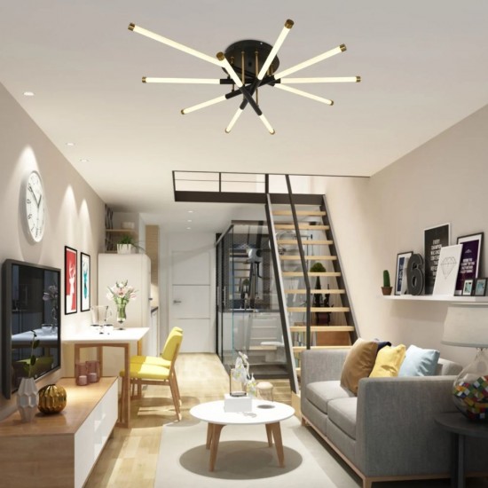 LUSTRA LED MANTA 84W 2300LM 3000K-4000K-6500K IP20 600MM + IR