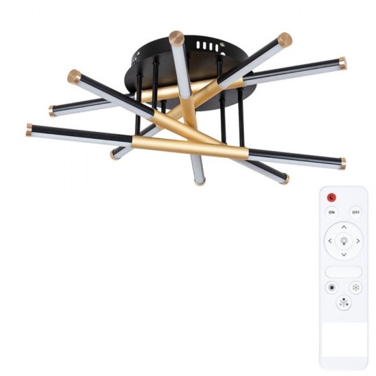 LUSTRA LED MANTA 84W 2300LM 3000K-4000K-6500K IP20 600MM + IR