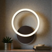 Aplica led perete cafeniu THEMIS 18W/1100LM 200mm