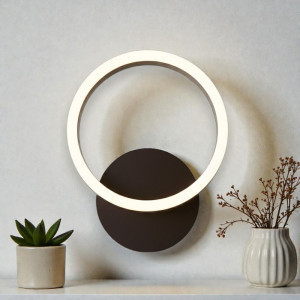 Aplica led perete cafeniu THEMIS 18W/1100LM 200mm