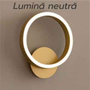 Aplica led perete THEMIS aurie 18W/1100LM 200mm