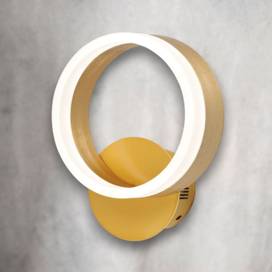 Aplica led perete THEMIS aurie 18W/1100LM 200mm