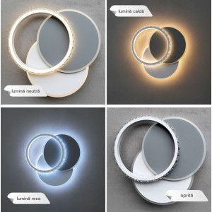 Aplica Led Elara 31w/2400lm 3000k/4000k/6500k 260x60mm