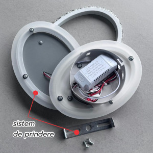 Aplica Led Taygete 30w/2200lm 3000k/4000k/6500k 250x60mm