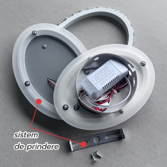 Aplica Led Taygete 30w/2200lm 3000k/4000k/6500k 250x60mm