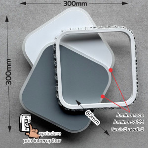 APLICA LED ANANKE 35W/2630LM 3000K/4000K/6500K 260X60MM