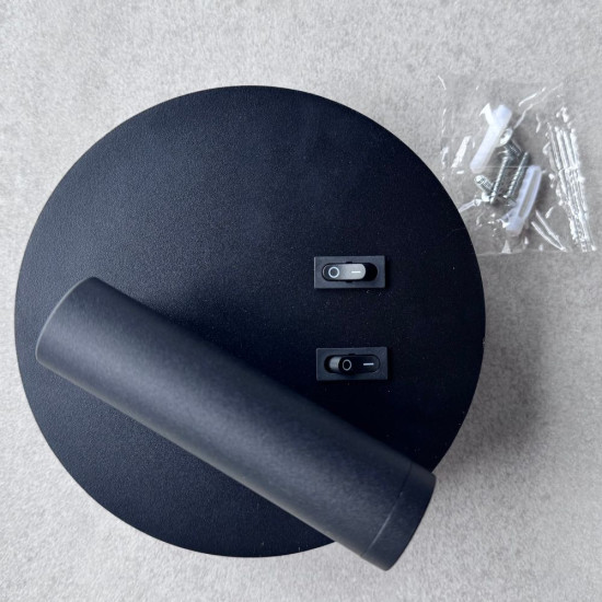 Aplica led neagra cu spot 10W/430LM/3000K-4000k-6500k  - 140mm