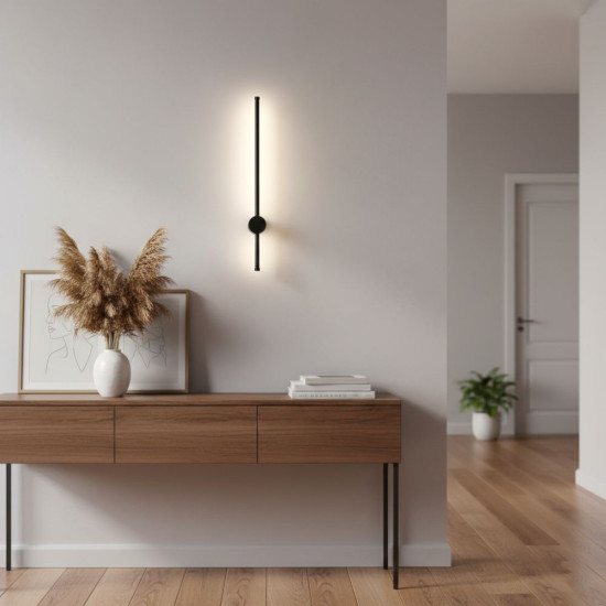 Aplica led liniara neagra 11W/550LM/4000K - 600mm