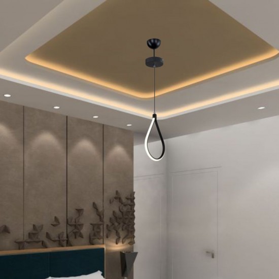 CANDELABRU LED TREND NEGRU 24W/1920lm 3000K-6500K