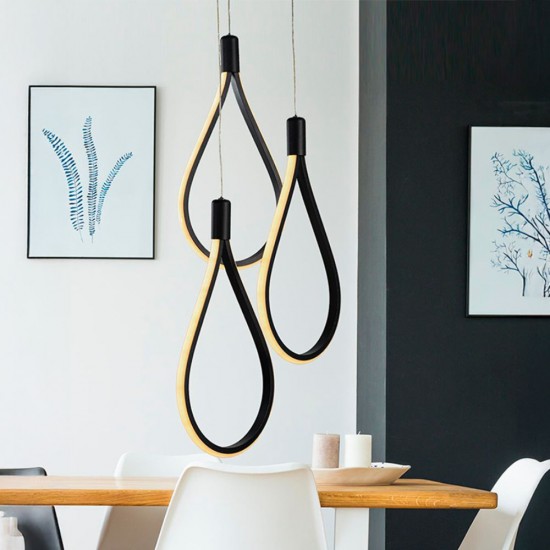 CANDELABRU LED TREND NEGRU 72W/5760lm 3000K-6500K