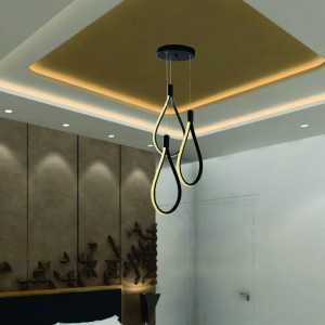 CANDELABRU LED TREND NEGRU 72W/5760lm 3000K-6500K