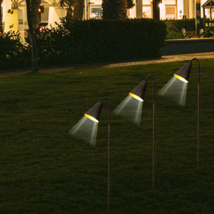 STALP LED GRADINA 4W 24V 100LM 3000K D65*970MM NEGRU